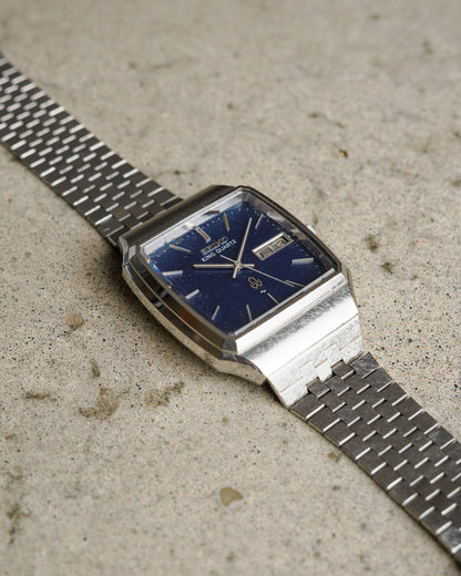 Seiko King Quartz Blue TV Dial