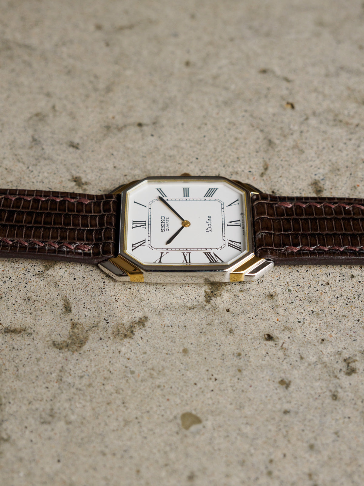 Seiko Dolce Two-Tone with Stepped Case