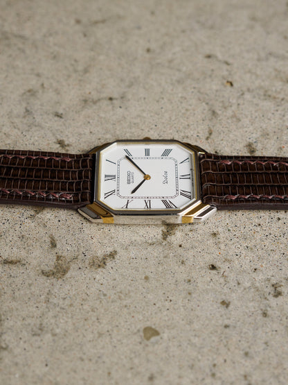 Seiko Dolce Two-Tone with Stepped Case