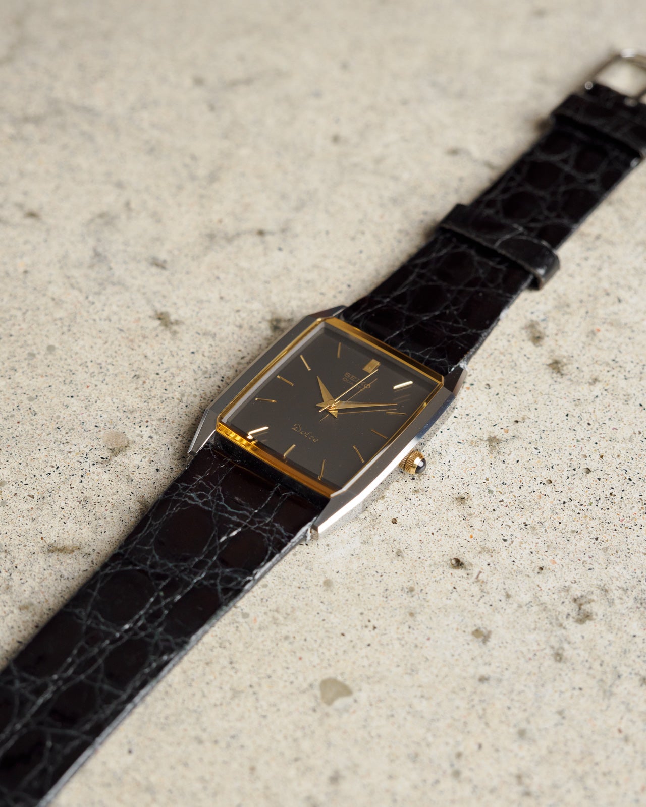 Seiko Dolce tungsten with grey dial