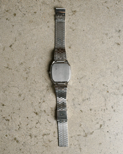 Seiko King Quartz Silver TV Dial