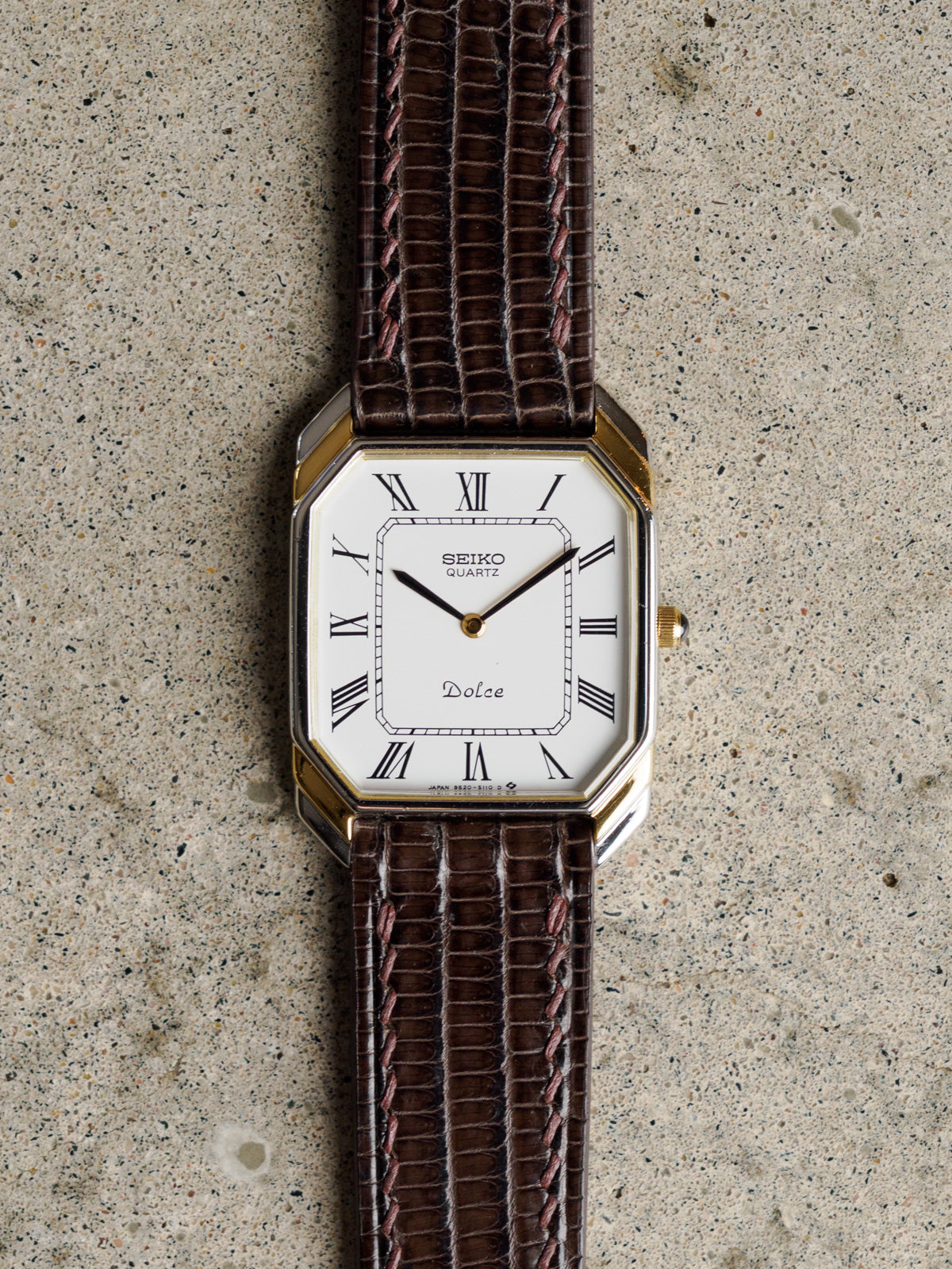 Seiko Dolce Two-Tone with Stepped Case