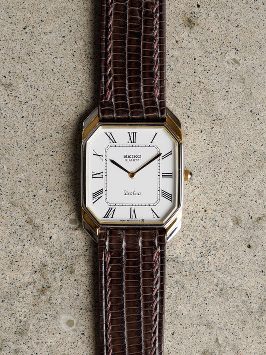 Seiko Dolce Two-Tone with Stepped Case