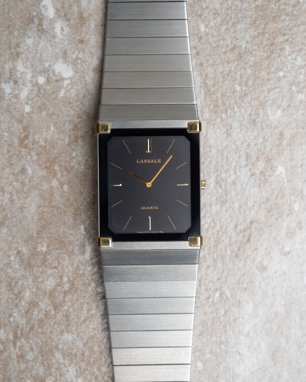 Seiko Lassale Minimalist Black Dial