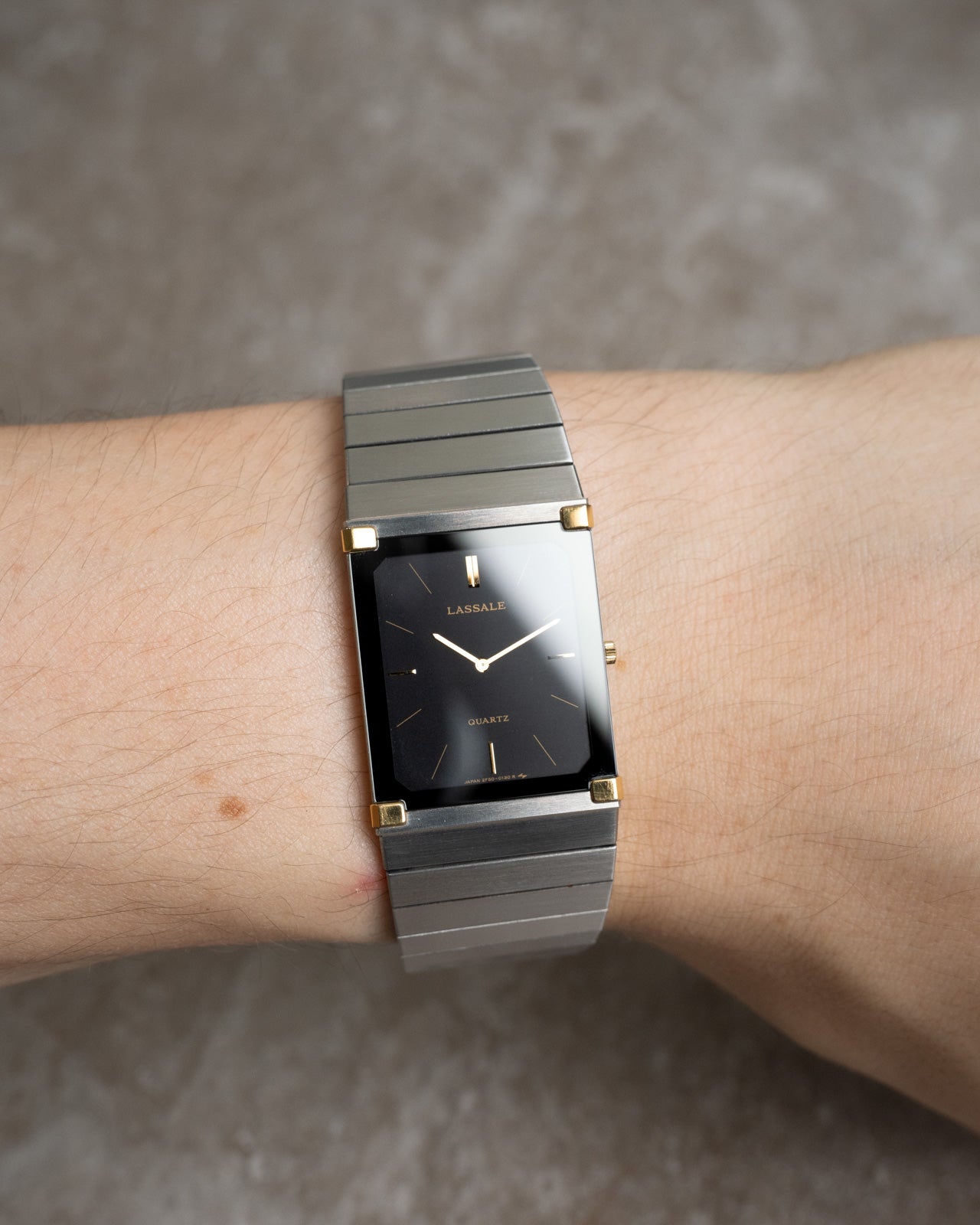 Seiko Lassale Minimalist Black Dial