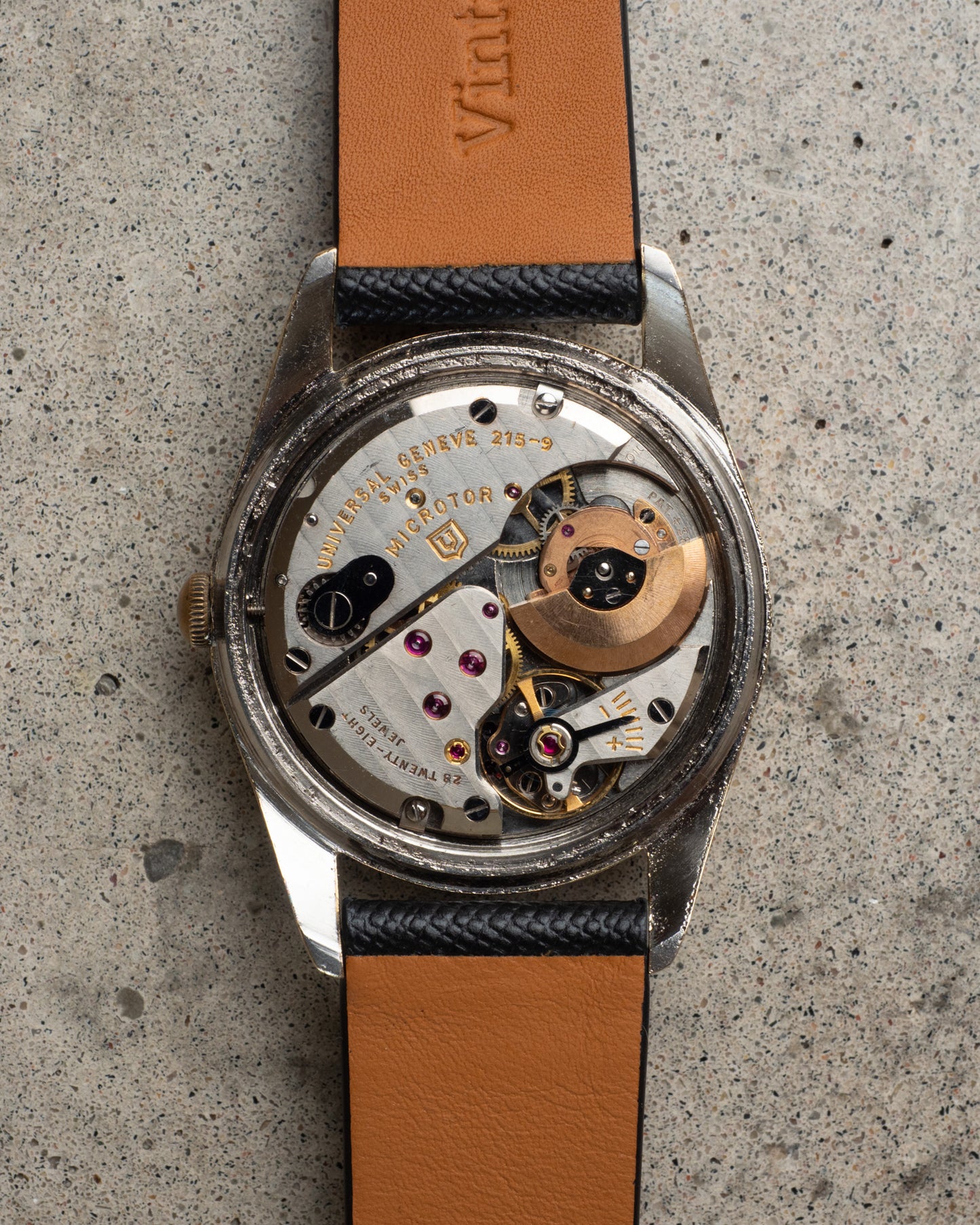 Universal Genève Polerouter Microtor cal.215-9