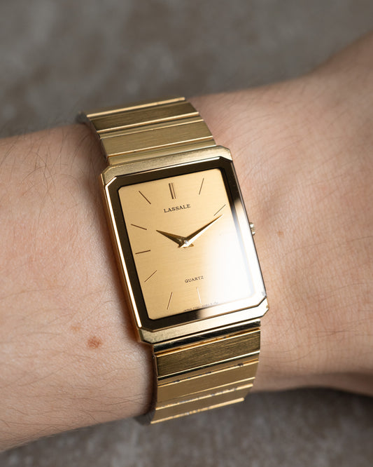 Seiko Lassale Gold Rectangle
