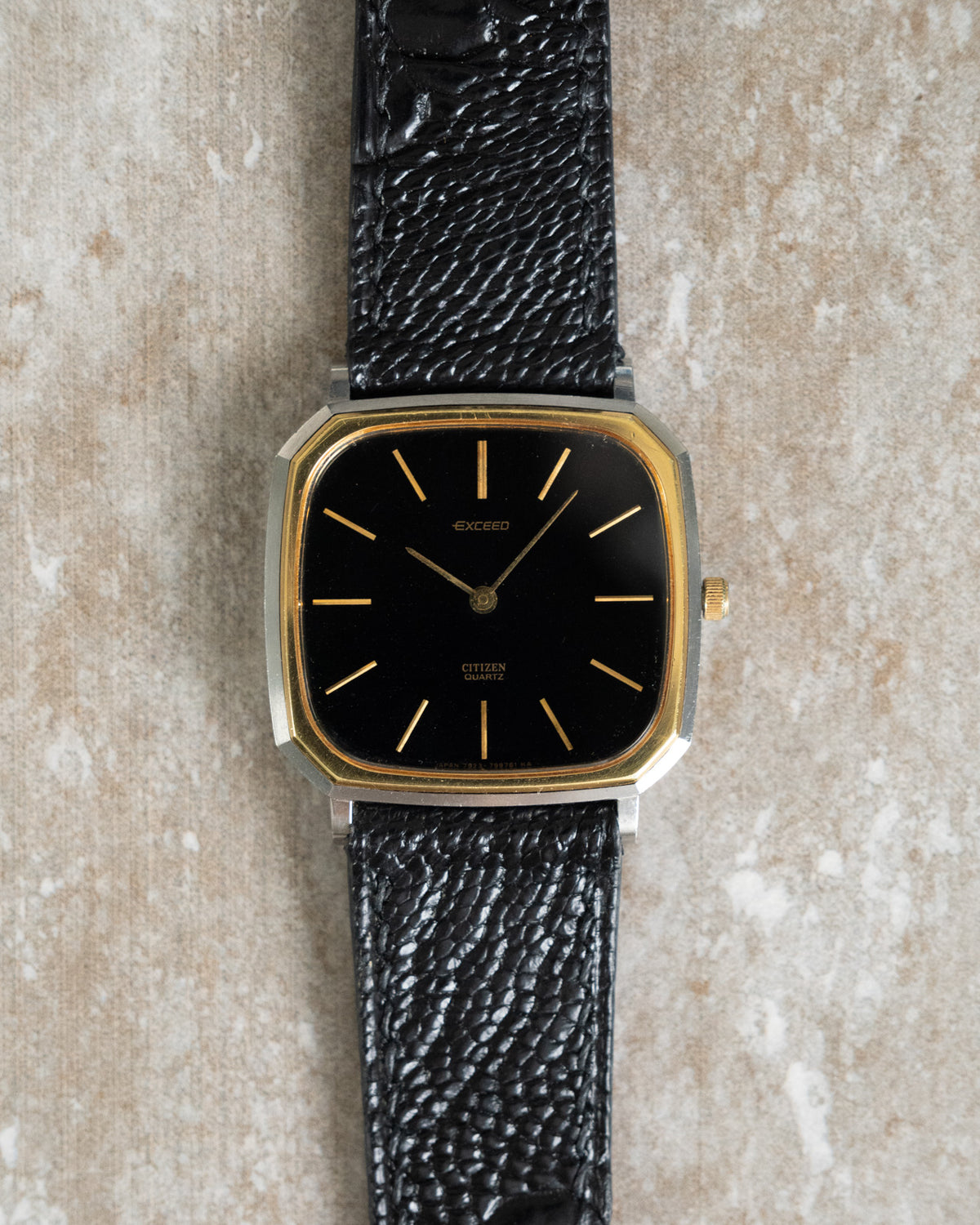 Citizen Exceed - Square Black Dial