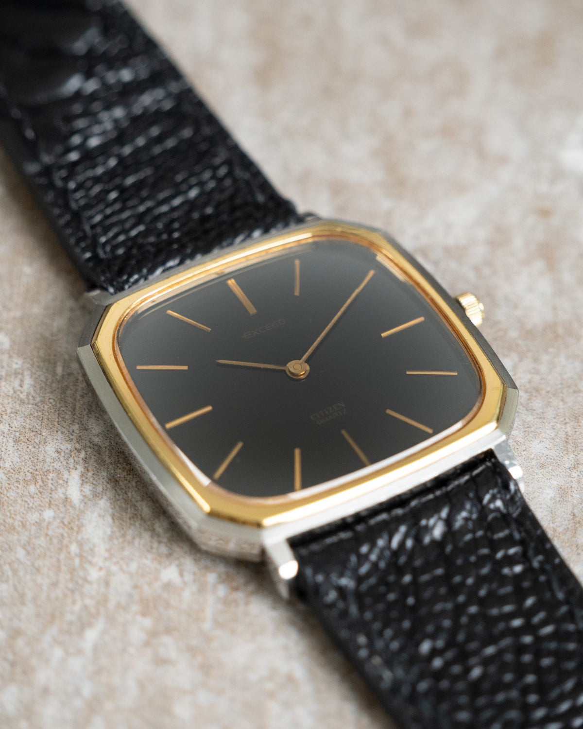 Citizen Exceed - Square Black Dial