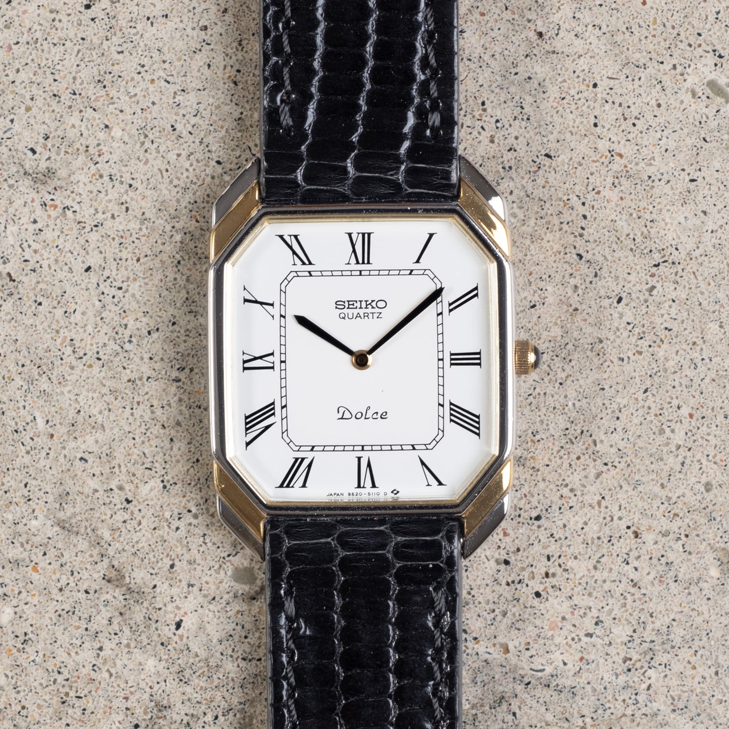 Seiko Dolce Two-Tone stepped case