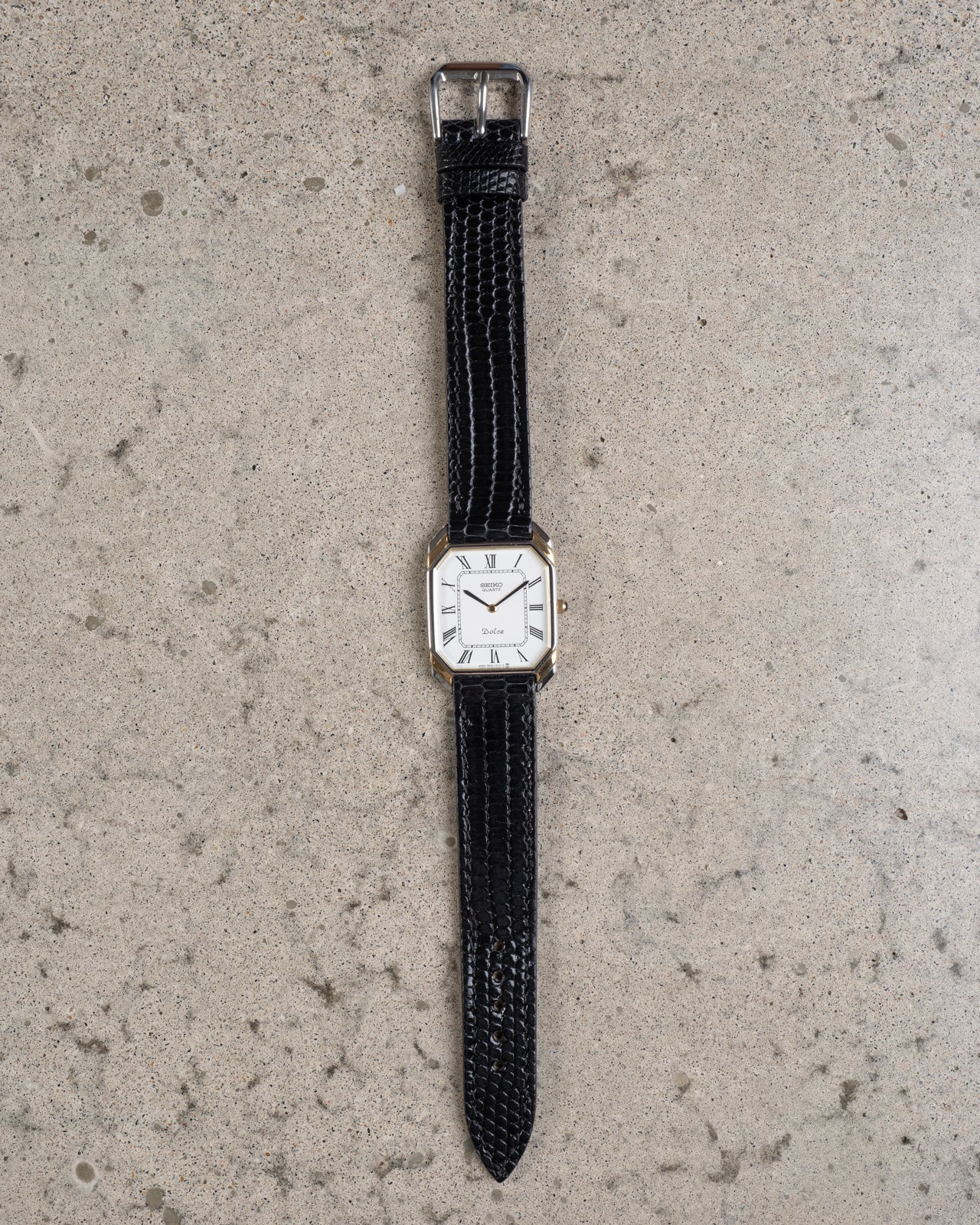 Seiko Dolce Two-Tone stepped case
