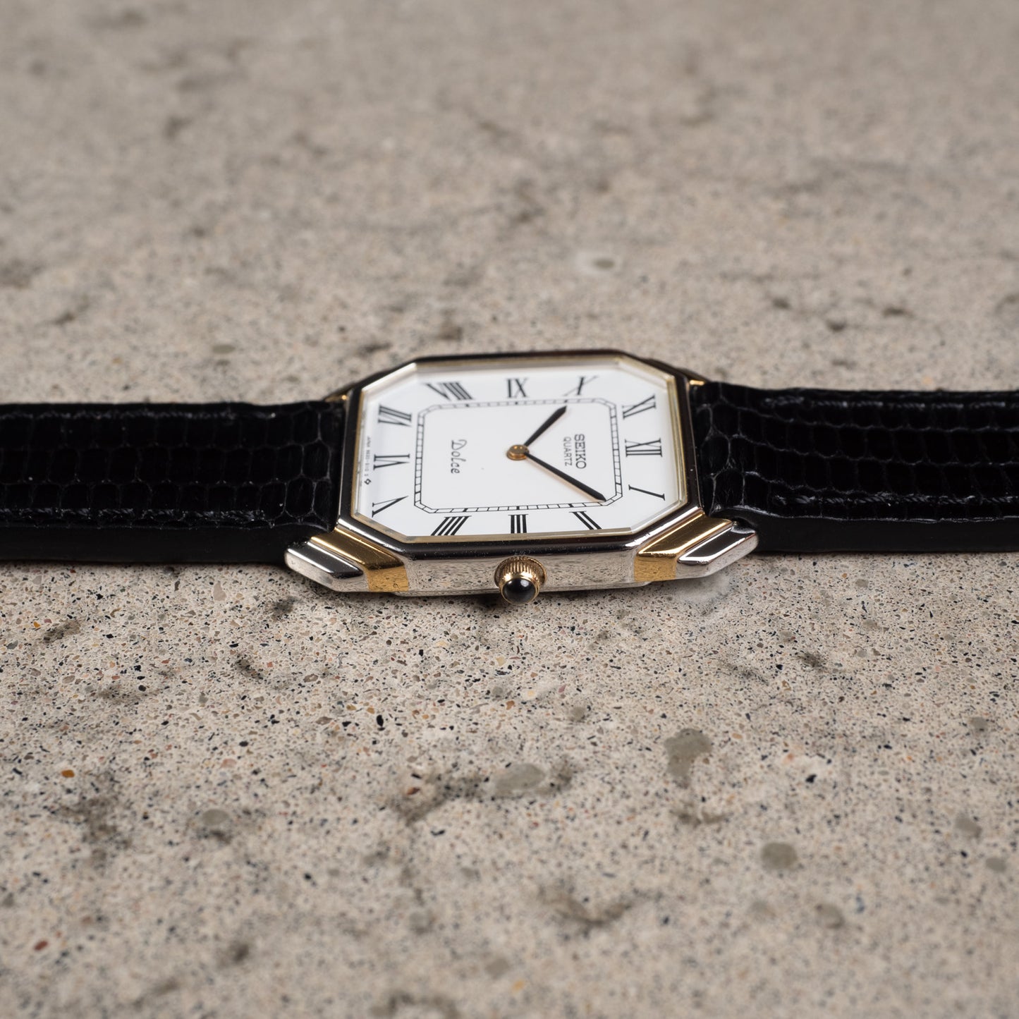 Seiko Dolce Two-Tone stepped case