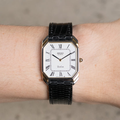 Seiko Dolce Two-Tone stepped case